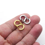 Stainless Steel Letter S Buckle Lobster Clasps Hooks for DIY Jewelry Making