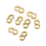 Stainless Steel Letter S Buckle Lobster Clasps Hooks for DIY Jewelry Making