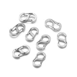 Stainless Steel Letter S Buckle Lobster Clasps Hooks for DIY Jewelry Making