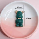 10PCS Cartoon Bear Pendant Jewelry Material