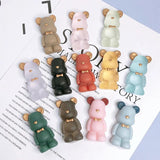 10PCS Cartoon Bear Pendant Jewelry Material