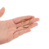 Stainless Steel Earrings 15-50mm Loop Earrings Hoop Open Earring Hook