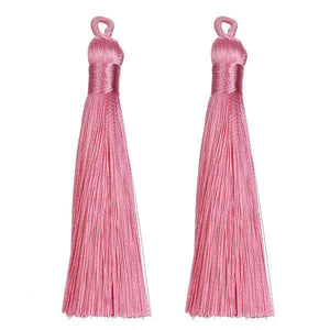 4pcs Cotton Thread Tassels Fringes Pendant Earrings DIY Jewelry Making