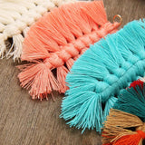 4pcs Cotton Thread Tassels Fringes Pendant Earrings DIY Jewelry Making