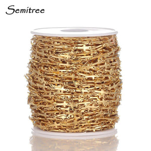1 Meter Stainless Steel Cross Chains for DIY Jewelry Making