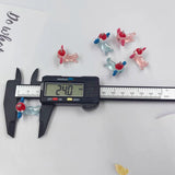10pcs Christmas Hat Hexagon Charms for Jewelry Making Animals Dinosaur Pendants