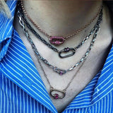 DIY Zircon Spiral Clasps Pendants for Jewelry Making