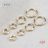 14K Gold Filled Jump Rings & Split Ring for DIY Jewelry Making