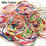 Keychain Wire Rope Candy Key Ring for DIY Jewelry Making