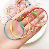 Keychain Wire Rope Candy Key Ring for DIY Jewelry Making