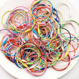 Keychain Wire Rope Candy Key Ring for DIY Jewelry Making