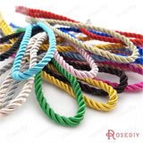 10 Meters 5mm Satin Polyester Cords DIY Jewelry Findings Accessories