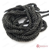 10 Meters 5mm Satin Polyester Cords DIY Jewelry Findings Accessories