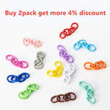 Colorful Keychain Extension Chain, DIY Jewelry Making Accessories