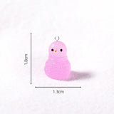 10pcs Christmas Snowman Charms for Jewelry Making Resin Pendant