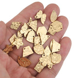 20pcs Stainless Steel Plated Charms for DIY Jewelry Making