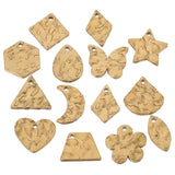 20pcs Stainless Steel Plated Charms for DIY Jewelry Making
