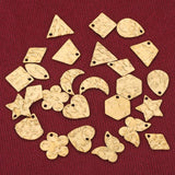 20pcs Stainless Steel Plated Charms for DIY Jewelry Making