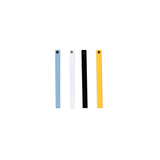 2.5mm Multicolor Rectangular Bar Charm for Jewelry Making