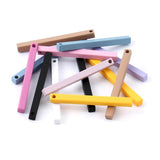 2.5mm Multicolor Rectangular Bar Charm for Jewelry Making