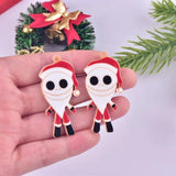 10pcs Christmas Skull Acrylic Charms DIY Making
