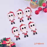 10pcs Christmas Skull Acrylic Charms DIY Making