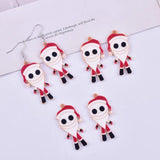 10pcs Christmas Skull Acrylic Charms DIY Making