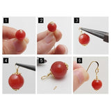 100pcs Stainless Steel Head Pins Eye Pins for DIY Jewelry Making