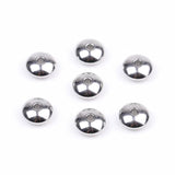 50pcs Stainless Steel Flat Round Bead Spacer for DIY Jewelry Making