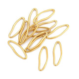 5pcs Plated Stainless Steel Bezel Charms DIY Jewelry Findings