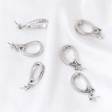 5Pcs Openable Bales Spacer Caps Bails Hooks for DIY Crystal Agate Jewelry