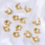 5Pcs Openable Bales Spacer Caps Bails Hooks for DIY Crystal Agate Jewelry