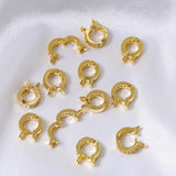 5Pcs Openable Bales Spacer Caps Bails Hooks for DIY Crystal Agate Jewelry