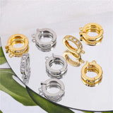 5Pcs Openable Bales Spacer Caps Bails Hooks for DIY Crystal Agate Jewelry