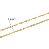 2m Stainless Steel Cuban Chains Bulk Lot for Necklace Bracelet DIY