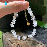 Natural Spinel Bracelet Stone Irregular Jewelry GEM Beads Healing Women Jewelry