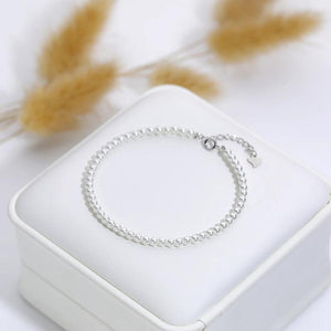 925 Silver Pearl Bracelet for Women Jewelry, Hand Pearl Bead Bangle