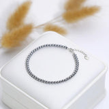925 Silver Pearl Bracelet for Women Jewelry, Hand Pearl Bead Bangle