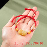 Silk Jade Pixiu Bracelet Natural Men Women Talismans Jewelry