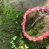 Strawberry Quartz Bracelet Healing Women Jewelry