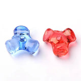 200pcs 10mm Acrylic Flower Beads DIY Jewelry Christmas Ornamen