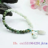 Burmese Jade Donut Bracelets Charm Women Natural Bangles Gemstone Bead Carved