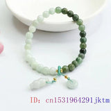 Burmese Jade Donut Bracelets Charm Women Natural Bangles Gemstone Bead Carved