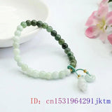 Burmese Jade Donut Bracelets Charm Women Natural Bangles Gemstone Bead Carved