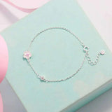 S925 Silver Cherry Women's Bracelet Hand Jewelry