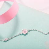 S925 Silver Cherry Women's Bracelet Hand Jewelry
