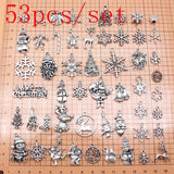 53pcs Christmas Charms for Jewelry Making