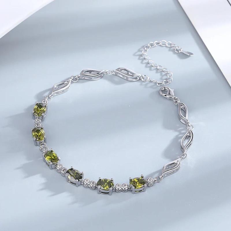925 Silver Dark Sapphire Bracelet for Student