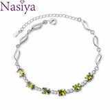 925 Silver Dark Sapphire Bracelet for Student