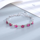 925 Silver Dark Sapphire Bracelet for Student